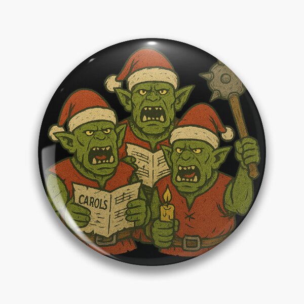 Item preview, Orc Carolers Tabletop RPG Funny Fantasy Holiday Design designed and sold by Graphics4X.