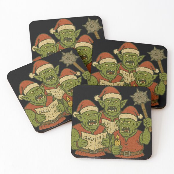 Item preview, Orc Carolers Tabletop RPG Funny Fantasy Holiday Design designed and sold by Graphics4X.