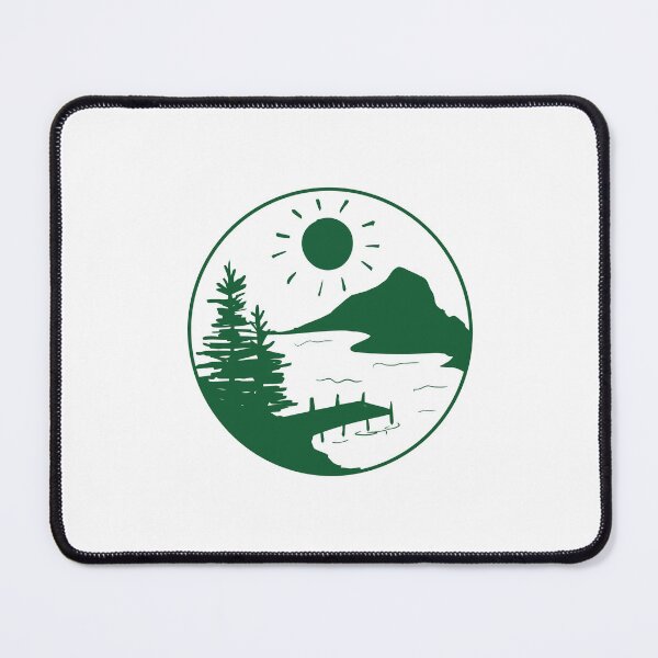 Item preview, Camping Lake Dock (green) designed and sold by jennaleecalvin.