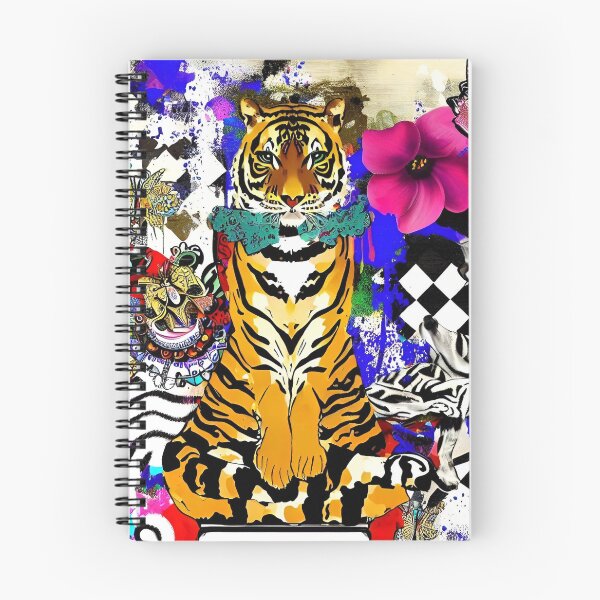 Item preview, Funky Tiger Sitting on Chair with Butterflies designed and sold by jantulov.