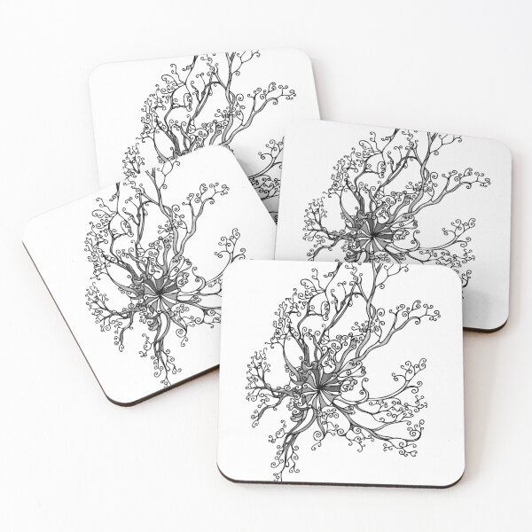 Item preview,  Ophiuroidea black and white designed and sold by alina-k-design.