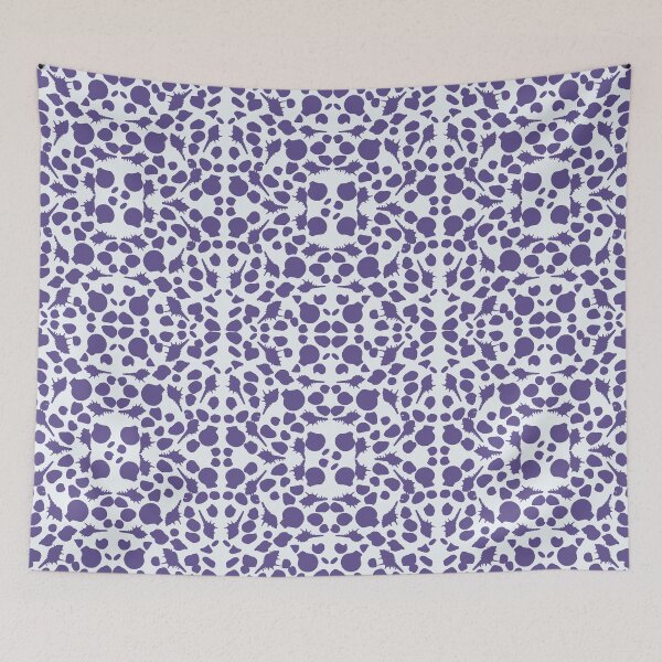 Item preview, Indigo sea shell pattern designed and sold by mariya-ivanova.