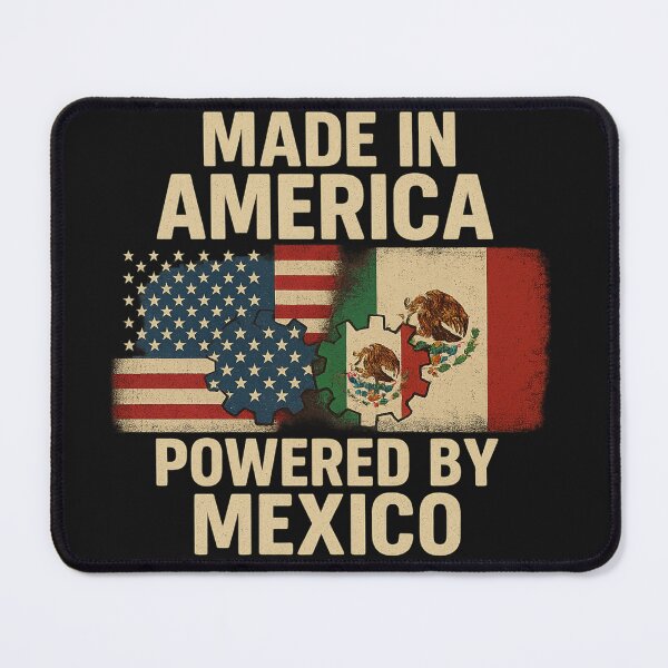 Item preview, Made in America Powered by Mexico – Mexican American Pride T-Shirt designed and sold by MerchbvyTodd.