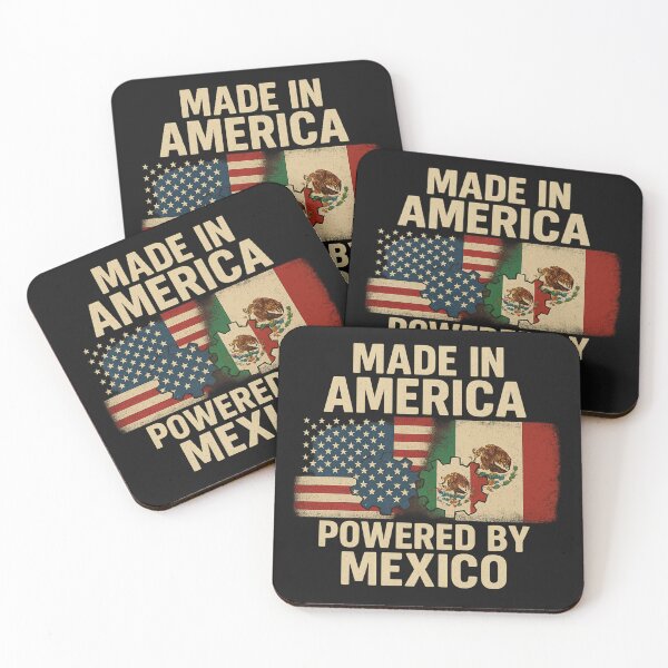Item preview, Made in America Powered by Mexico – Mexican American Pride T-Shirt designed and sold by MerchbvyTodd.
