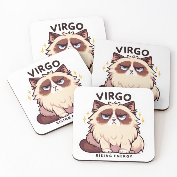 Item preview, Grumpy Cat Virgo Rising Energy Art designed and sold by prabhuji.