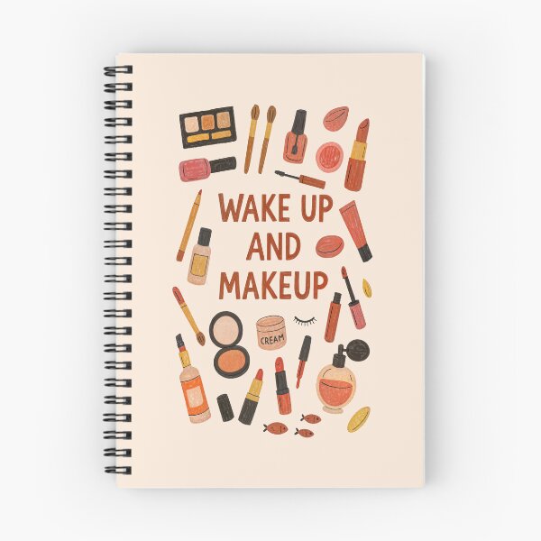 Item preview, Wake Up and Makeup – Beauty Lover Illustration with Cosmetics designed and sold by SuccessHunters.