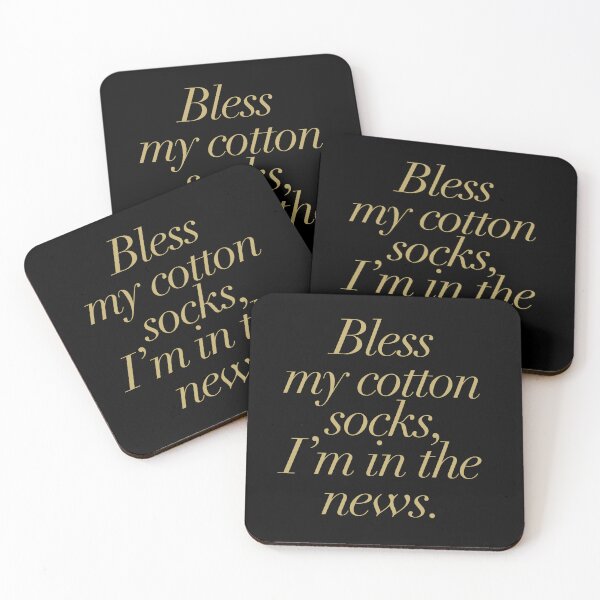 Item preview, Bless My Cotton Socks, I'm In The News designed and sold by The Common Tee.