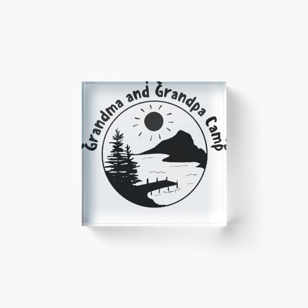 Item preview, Grandma and Grandpa Camp (black) designed and sold by jennaleecalvin.