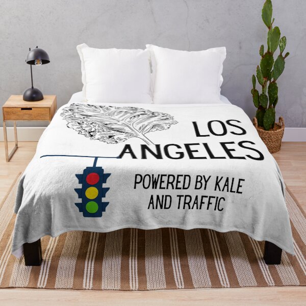 Item preview, Los Angeles Shirt – Powered By Kale And Traffic Funny LA T-Shirt designed and sold by GiggleDesign.