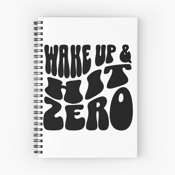 Item preview, Wake Up And Hit Zero designed and sold by FloraliteCo.