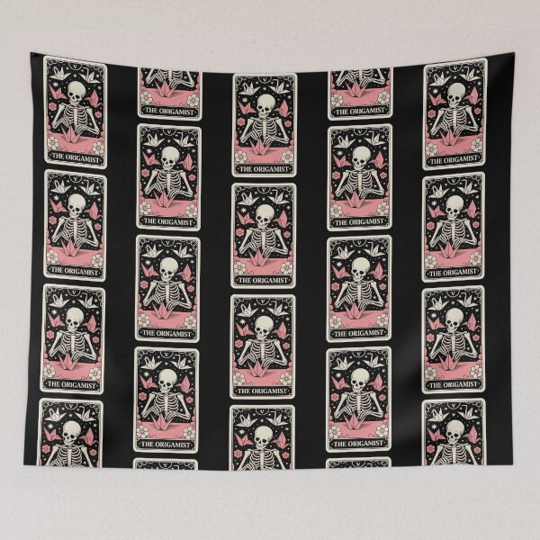 Item preview, The The Origamist Skeleton Origami Tarot Card Design designed and sold by Blok45.