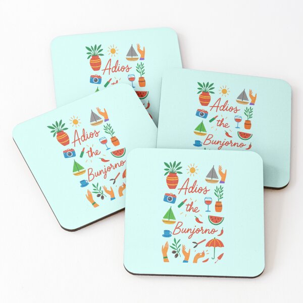 Item preview, Adios the Bunjorno – Mediterranean Travel Illustration with Summer Vibes designed and sold by SuccessHunters.