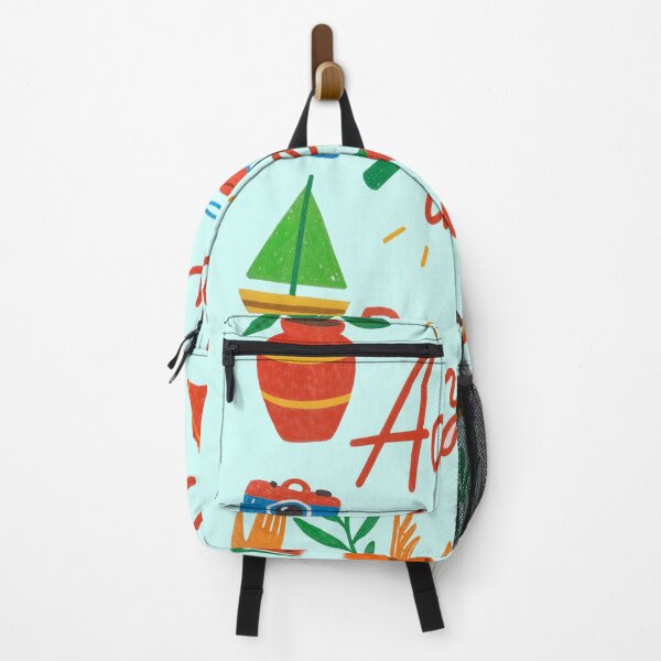 Item preview, Adios the Bunjorno – Mediterranean Travel Illustration with Summer Vibes designed and sold by SuccessHunters.