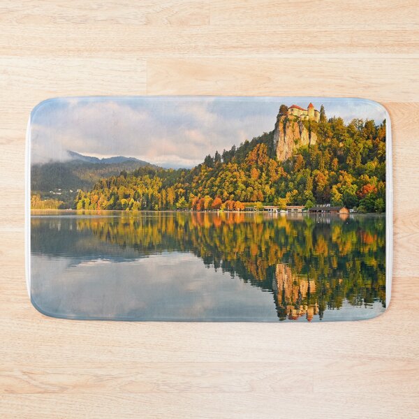 Item preview, View of Lake Bled with Bled Castle, Slovenia designed and sold by goceris.