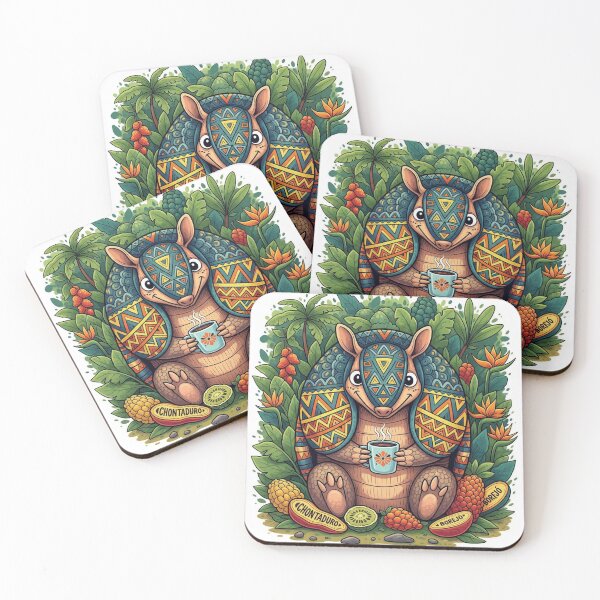 Item preview, Tribal Armadillo. Coffee and Fruits of the Pacific designed and sold by DelacruzMorante.