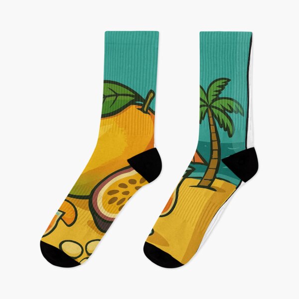 Item preview, Tropical Mango Passion Fruit with Cocktails by the Sea  designed and sold by CheriTanya.