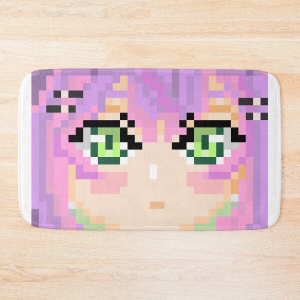 Item preview, [Hololive] Tokoyami Towa Flushed Pixel Art designed and sold by RobusonArts.