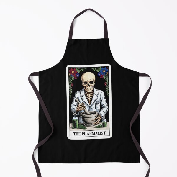 Item preview, The Pharmacist Skeleton Apothecary Tarot Card Design designed and sold by Blok45.