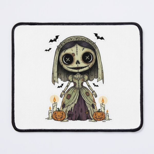 Item preview, Pumpkin Doll – Spooky Halloween Gothic Artwork designed and sold by MiszungART.