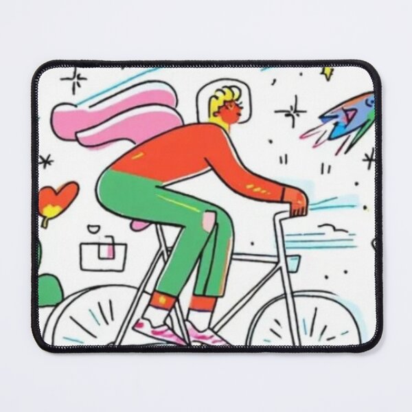 Item preview, "Spoke to the Moon: Pedalstronaut on a Cosmic Cruise" designed and sold by Print Fiction.