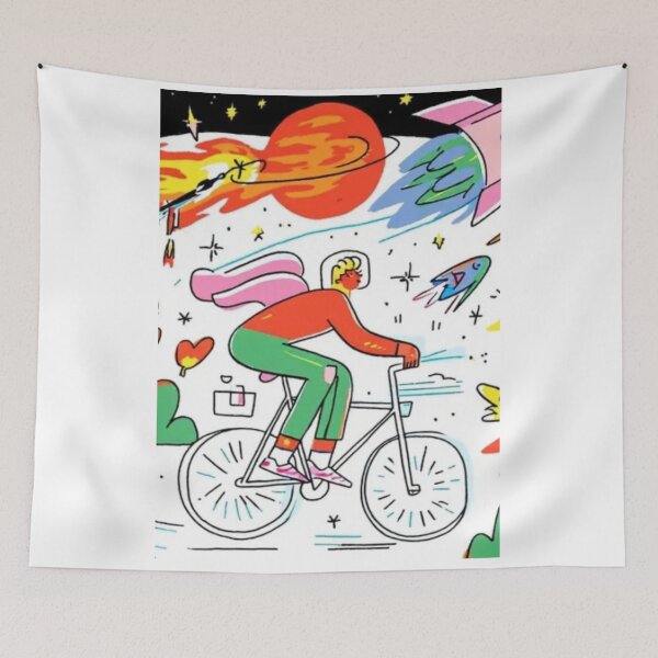 Item preview, "Spoke to the Moon: Pedalstronaut on a Cosmic Cruise" designed and sold by Print Fiction.