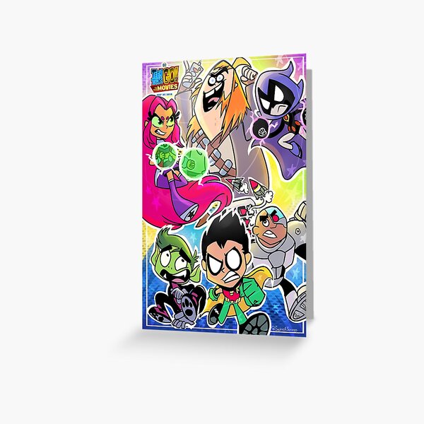Teen Titans Go! Tarjetas de felicitación