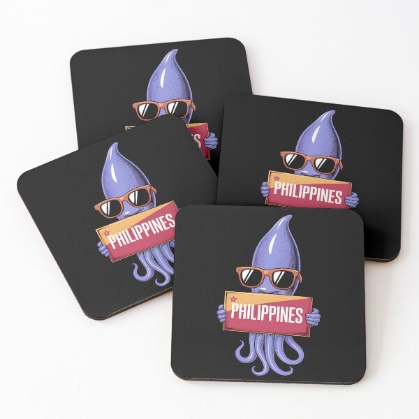 Item preview, A cool octopus holding a Philippines sign. designed and sold by ReneMM.