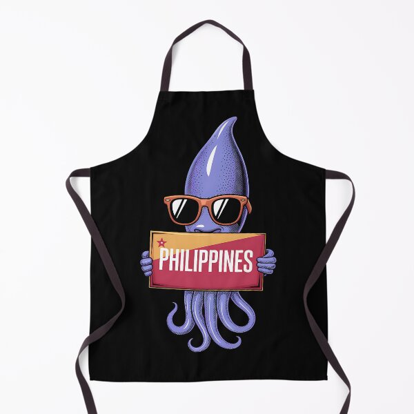 Item preview, A cool octopus holding a Philippines sign. designed and sold by ReneMM.