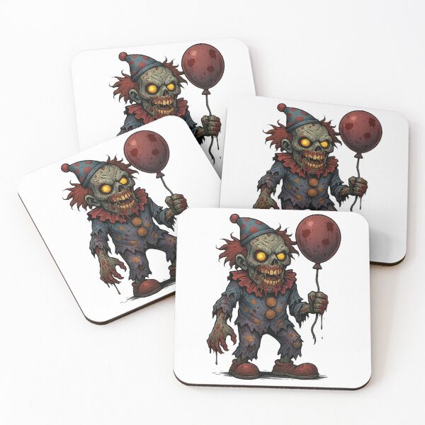 Item preview, Creepy Zombie Clown with Balloon designed and sold by Everyday Motif.