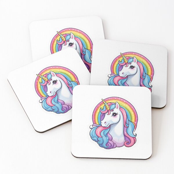Item preview, Rainbow Unicorn - Magical Fantasy Creature designed and sold by DreamAndInk.