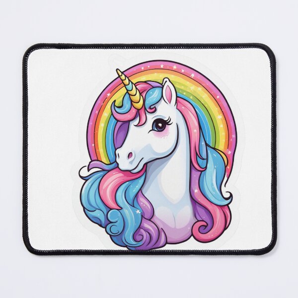 Item preview, Rainbow Unicorn - Magical Fantasy Creature designed and sold by DreamAndInk.