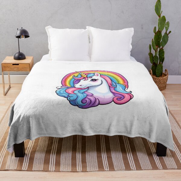 Item preview, Rainbow Unicorn - Magical Fantasy Creature designed and sold by DreamAndInk.