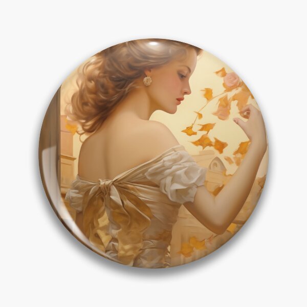 Item preview, Queen of autumn - glamorous fashion portrait designed and sold by KsaveraArt.