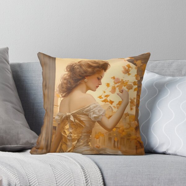 Item preview, Queen of autumn - glamorous fashion portrait designed and sold by KsaveraArt.