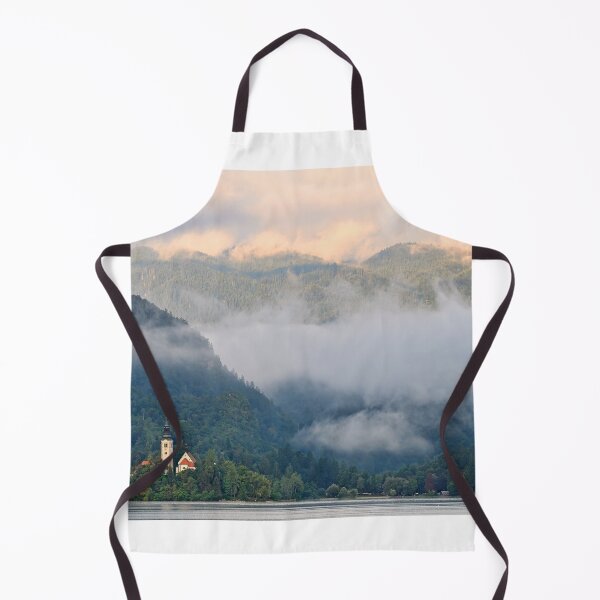 Item preview, Pilgrimage Church of the Assumption of Maria in the morning,Lake Bled, Slovenia designed and sold by goceris.