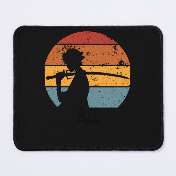Item preview, Samurai-Champloo-Mugen-Sunset-Silhouette-Mugen-Samurai-Champloo-Black-Text designed and sold by scwrqujmg.