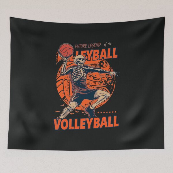 Item preview, Future Volleyball Legend Skeleton Athlete designed and sold by Zakrytos ★★★★★.