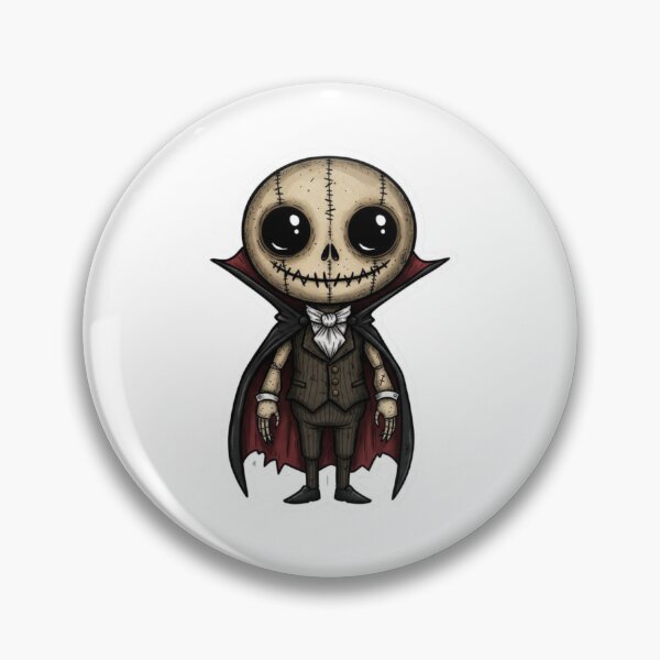 Artikelvorschau, Vampir-Skelett-Puppe – Niedliche, gruselige Halloween-Figur entworfen und verkauft von MiszungART.