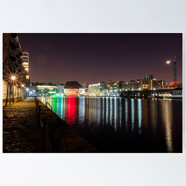 Item preview, Dublin Night Skyline – Bord Gáis Long Exposure Photography designed and sold by Martindoran.