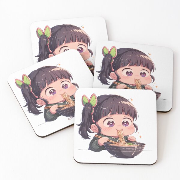 Item preview, Kanao Tsuyuri Demon Slayer Anime Ramen Big Eyes Sweet Chibi designed and sold by Spraykart.