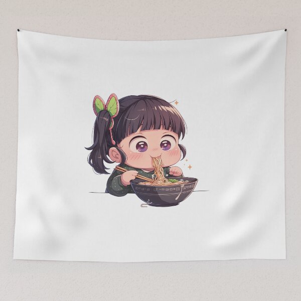 Item preview, Kanao Tsuyuri Demon Slayer Anime Ramen Big Eyes Sweet Chibi designed and sold by Spraykart.