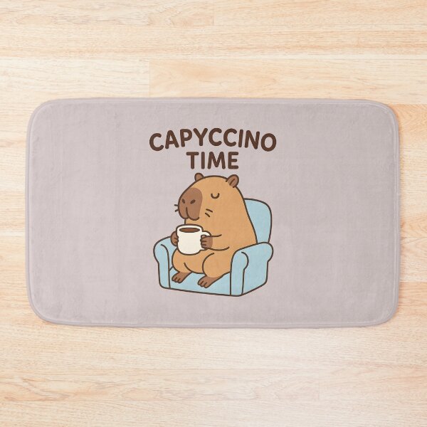 Item preview, Capyccino Time - Lazy Coffee Capybara designed and sold by Tolari.
