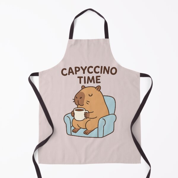 Item preview, Capyccino Time - Lazy Coffee Capybara designed and sold by Tolari.