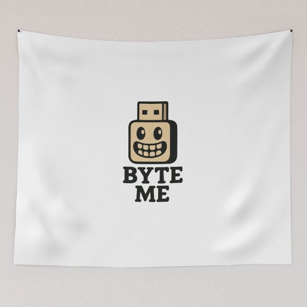 Item preview, Byte Me – Funny USB Flash Drive Geek Gift designed and sold by Prints-by-Olaf.