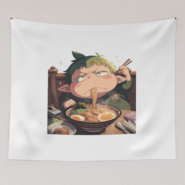 Item preview, Amaimon Blue Exorcist Ramen Chibi Anime Demon Boy Green Hair designed and sold by Spraykart.