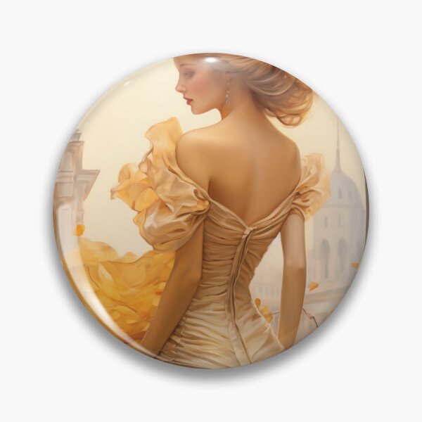 Item preview, Queen of autumn - glamorous fashion portrait designed and sold by KsaveraArt.