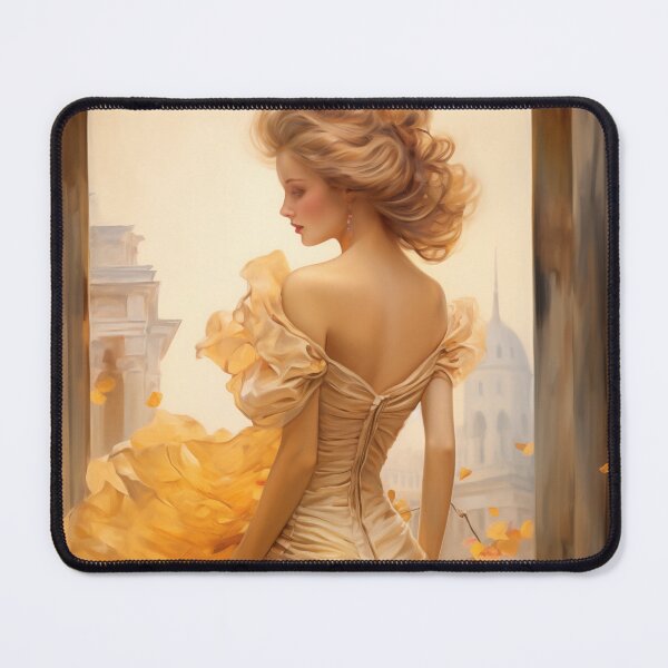 Item preview, Queen of autumn - glamorous fashion portrait designed and sold by KsaveraArt.