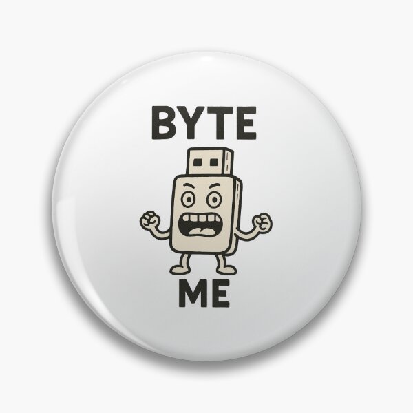 Item preview, Byte Me – Funny USB Flash Drive Geek Gift designed and sold by Prints-by-Olaf.