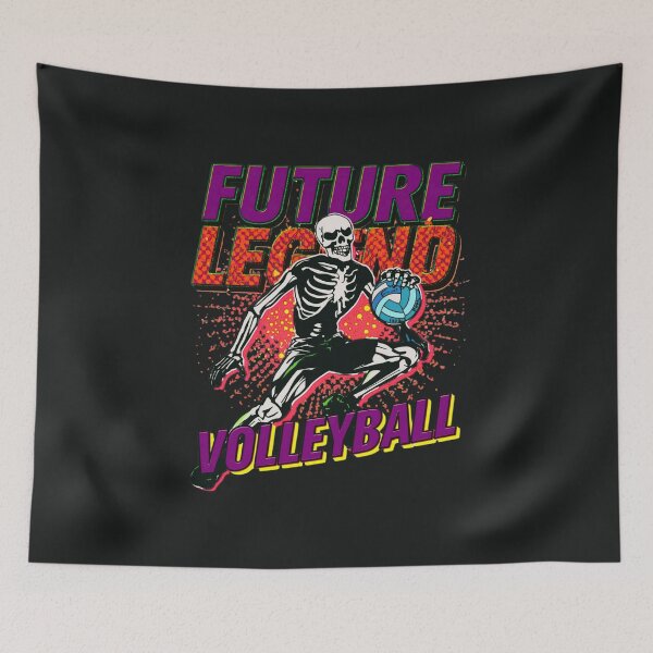 Item preview, Future Volleyball Skeleton Legend Athlete designed and sold by Zakrytos ★★★★★.