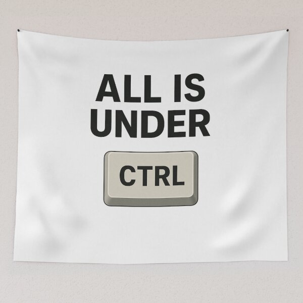 Item preview, All is Under Control Ctrl – Funny Computer Teacher Gift designed and sold by Prints-by-Olaf.